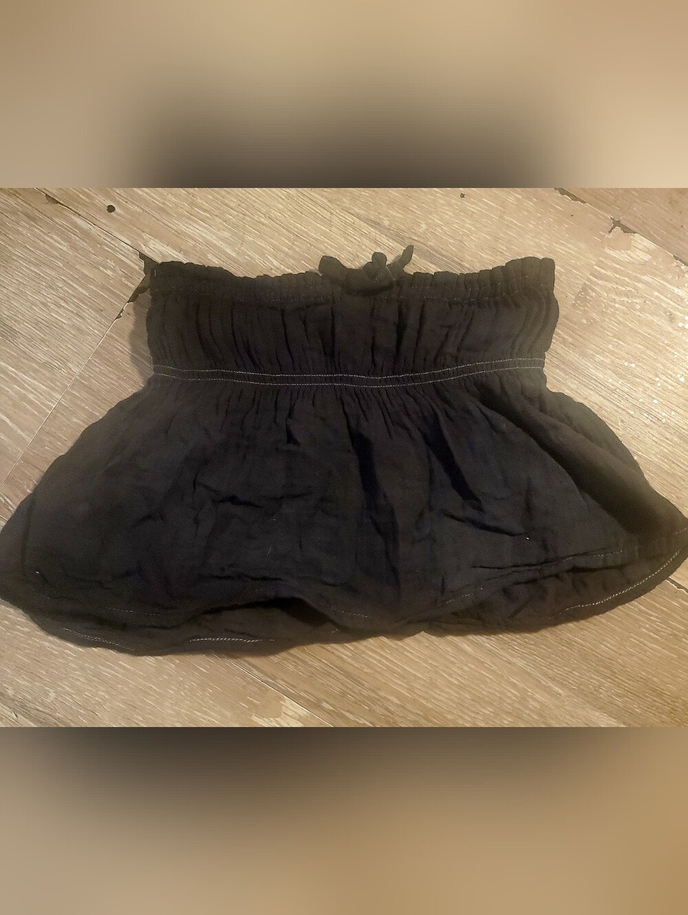 Old Navy Black Ruffle Mini Skirt